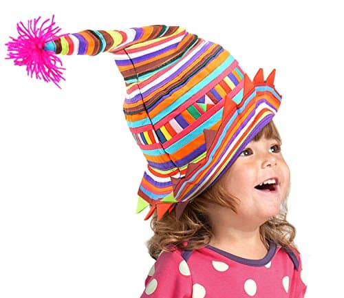 Rainbow Party Hat 18" Fabric Patchwork Mixed Color