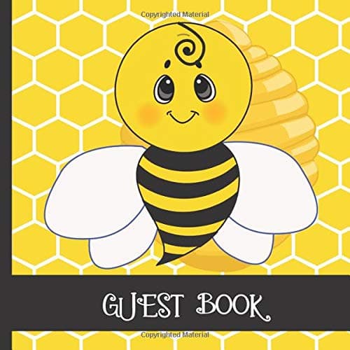 Guest Book: Bee Theme Includes Gift Tracker and Picture Memory Section to Create a Lasting Family Keepsake. (Bee Baby Shower Guest Books)