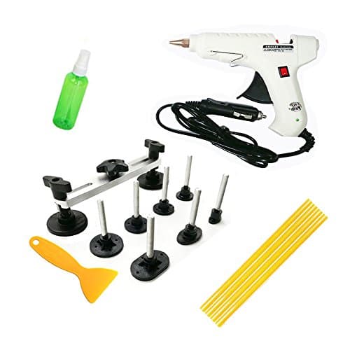 Pops-a-dent Bridge Dent Puller Kits with 4 pcs Glue Sticks 12V Hot Melt Glue Gun PDR Tools