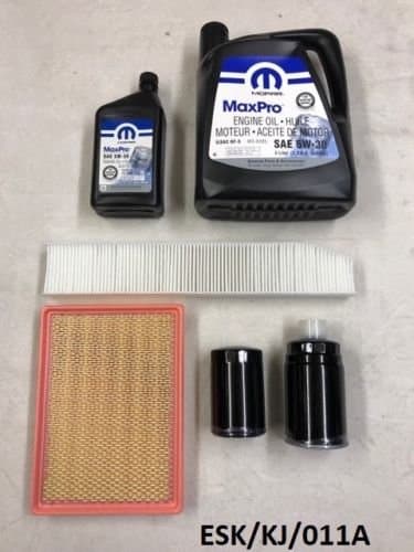 MOPAR Engine Medium Service KIT Cherokee 2.5 & 2.8CRD 2005-2007 5W30