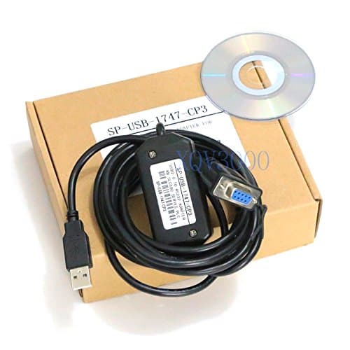 Programming Cable for USB-1747-CP3 Allen Bradley SLC 5/03-5/04-5/05 PLC