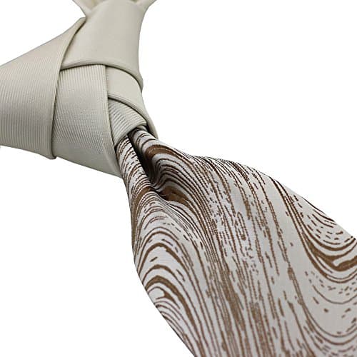 Ties Solid Color Knot Contrast Spiral Lines Tie Patchwork Necktie 8.5cm