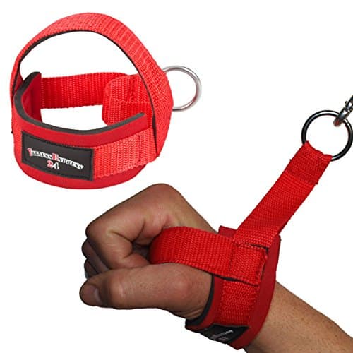 1 piece Cable Pull Grip Handles Lat Pulls Handle Red