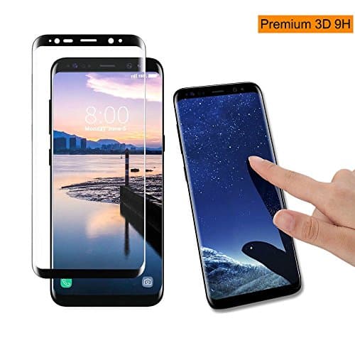 Samsung Galaxy S8 Plus Screen Protector, Tempered Glass Screen Protector for Samsung Galaxy S8 Plus (2018), Anti-Scratch/Case Friendly/Bubble Free/Anti-fingerprint