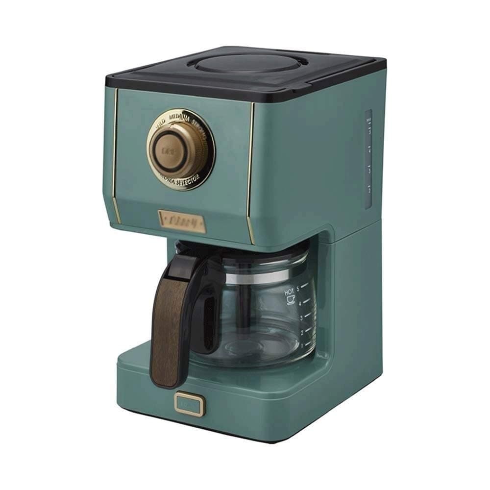 WCJ Coffee Simple Brew Coffee Maker Cup Coffee Machine Drip Filter Coffee Machine, Washable Filter 160 * 200 * 215mm Green