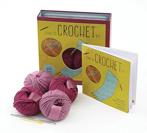 Learn to Crochet Kit: Creative Craft Kit, Includes Hook and Yarn for Practice and for Making Your First Scarf: 3 (First Time) Paperback – 12 Mar. 2015
