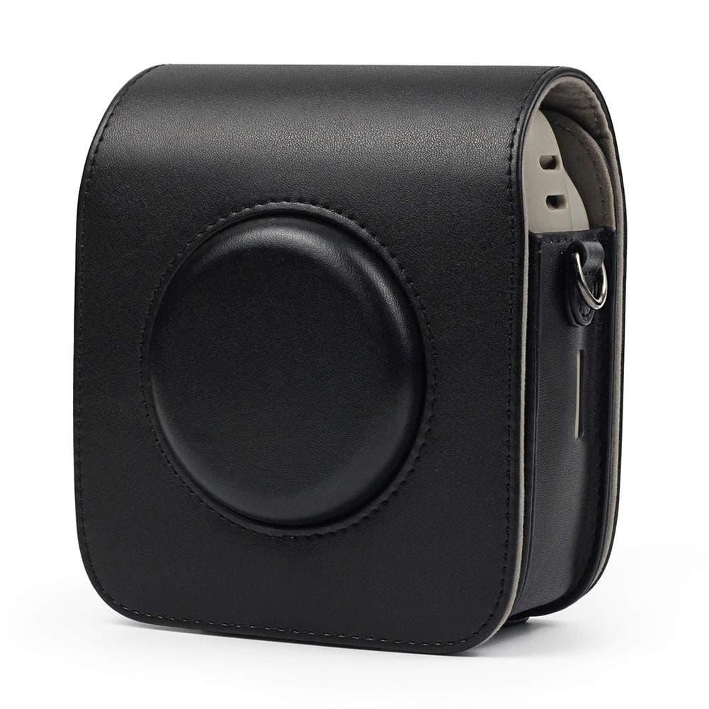 Welcometo Camera Case Bag, Retro Classic Camera Protective Case, Leather Bag Cover with Removable Strap, Protection Bag Fits FUJIFILM Instax SQUARE SQ20
