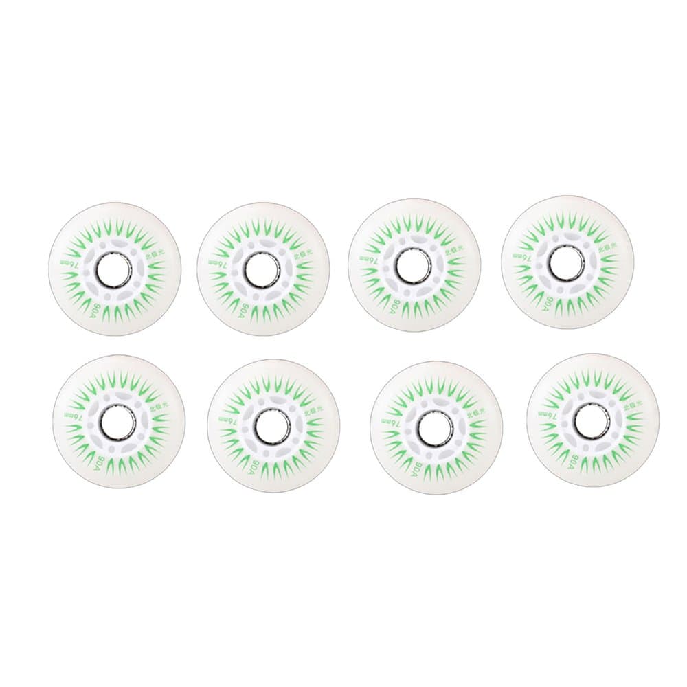 SPEEDEVE Flash Roller Wheels LED Light 90A Inline Skates Wheels 8 Pieces/Lot Slalom Braking Wheels SEBA Skating,Not Include Bearing Ring