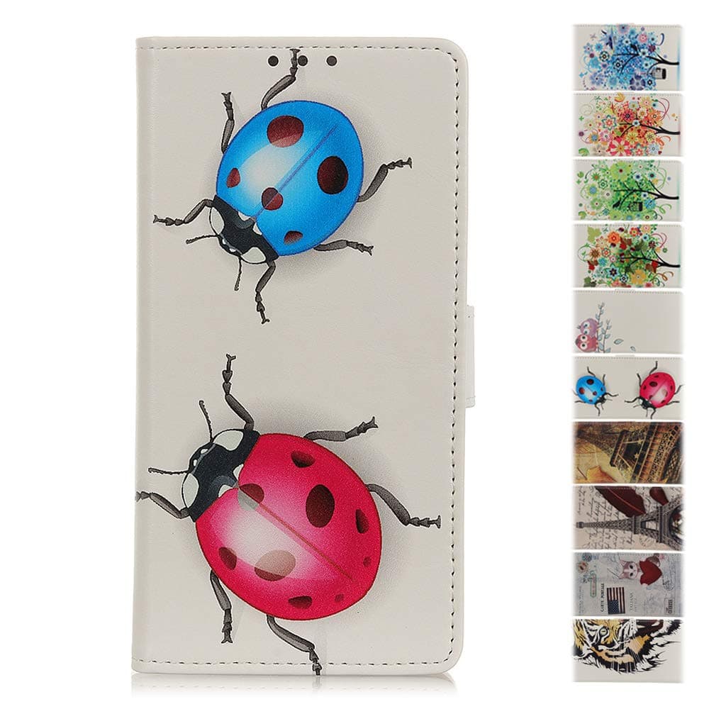 Painted Pattern Leather Case for Nubia Red Magic 3S Leather Wallet Card Flip Case with Magnetic Closure Cover Compatible with Nubia Red Magic 3S (Figure 6)