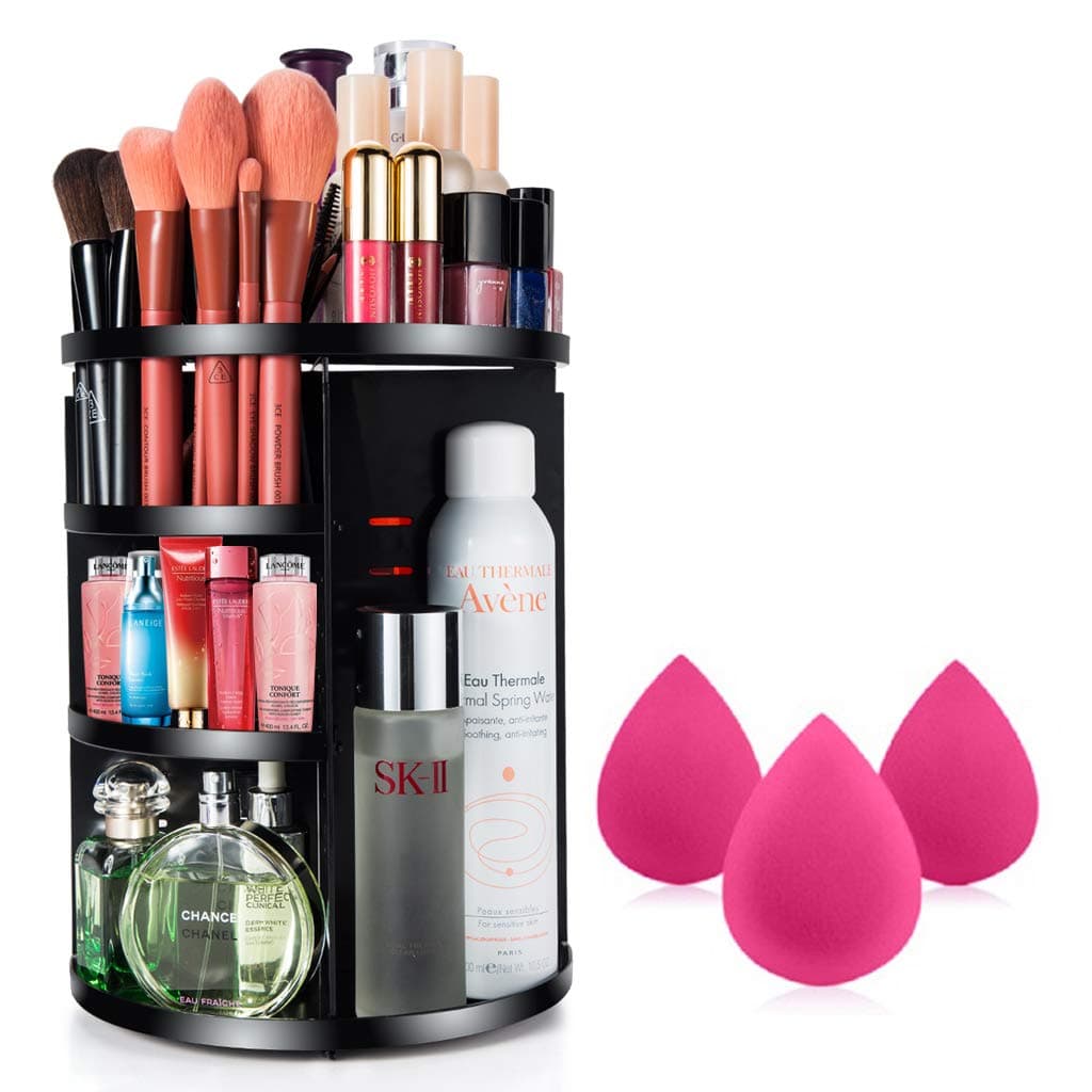Black Makeup Organizer