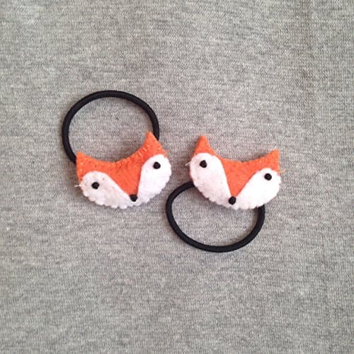 Fox Ponytail Holders