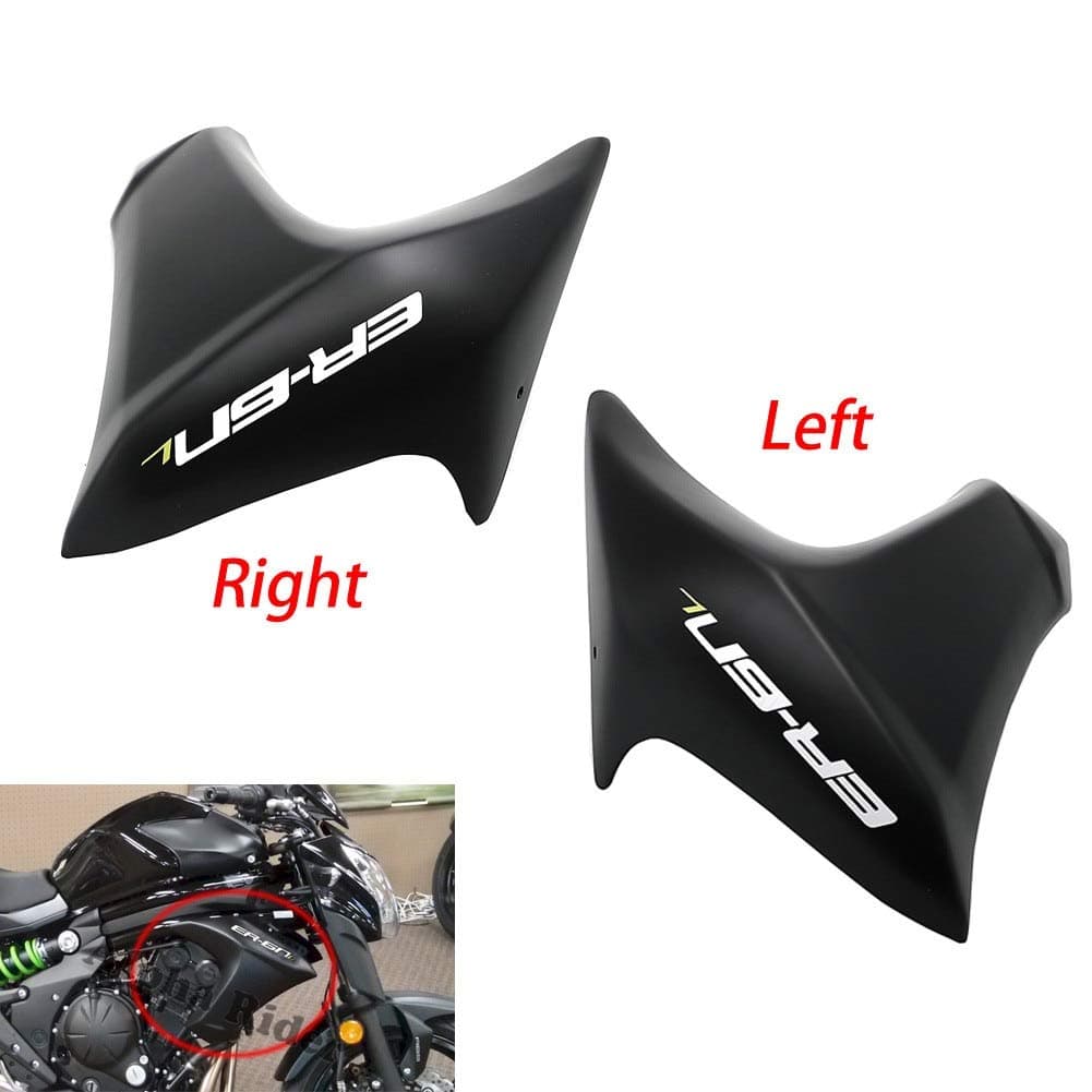 12-16 ER-6N Right Left Panel Side Compression Molded Radiator Cover Fairing Bodywork For Kawasaki ER 6N ER6N 2012 2013 14 15 16