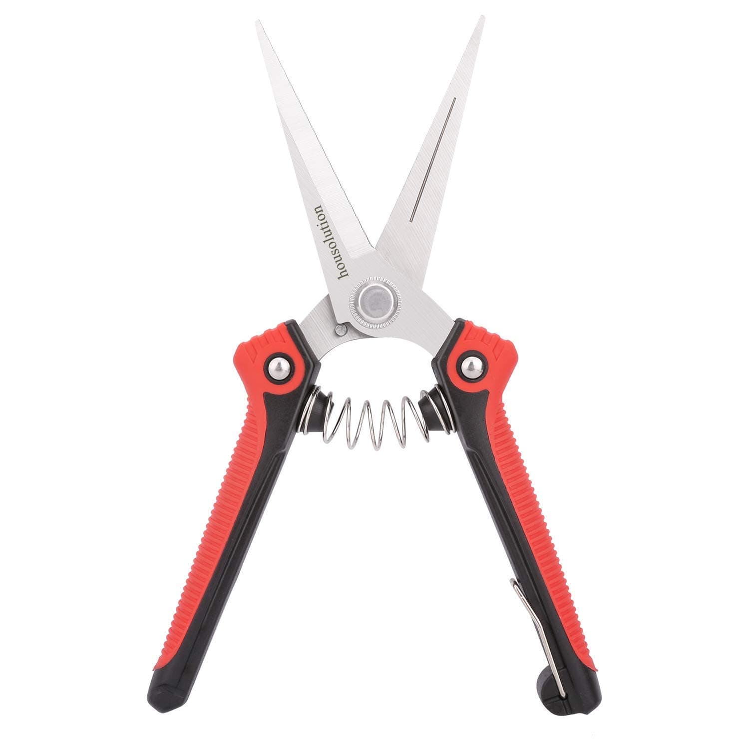 AOFU Classic Pruning Shears, Razor Sharp Bypass Secateurs - Premium Hand Pruner, Tree Trimmer, Gardening Shear, Garden Clippers with Ergonomic Too (RED)