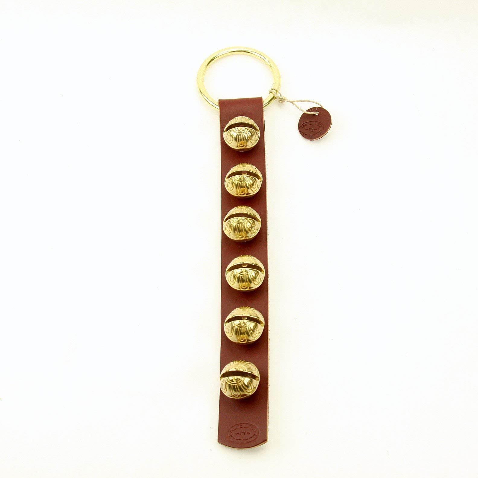 Solid Brass Sleigh Bell Door Hanger #2-6