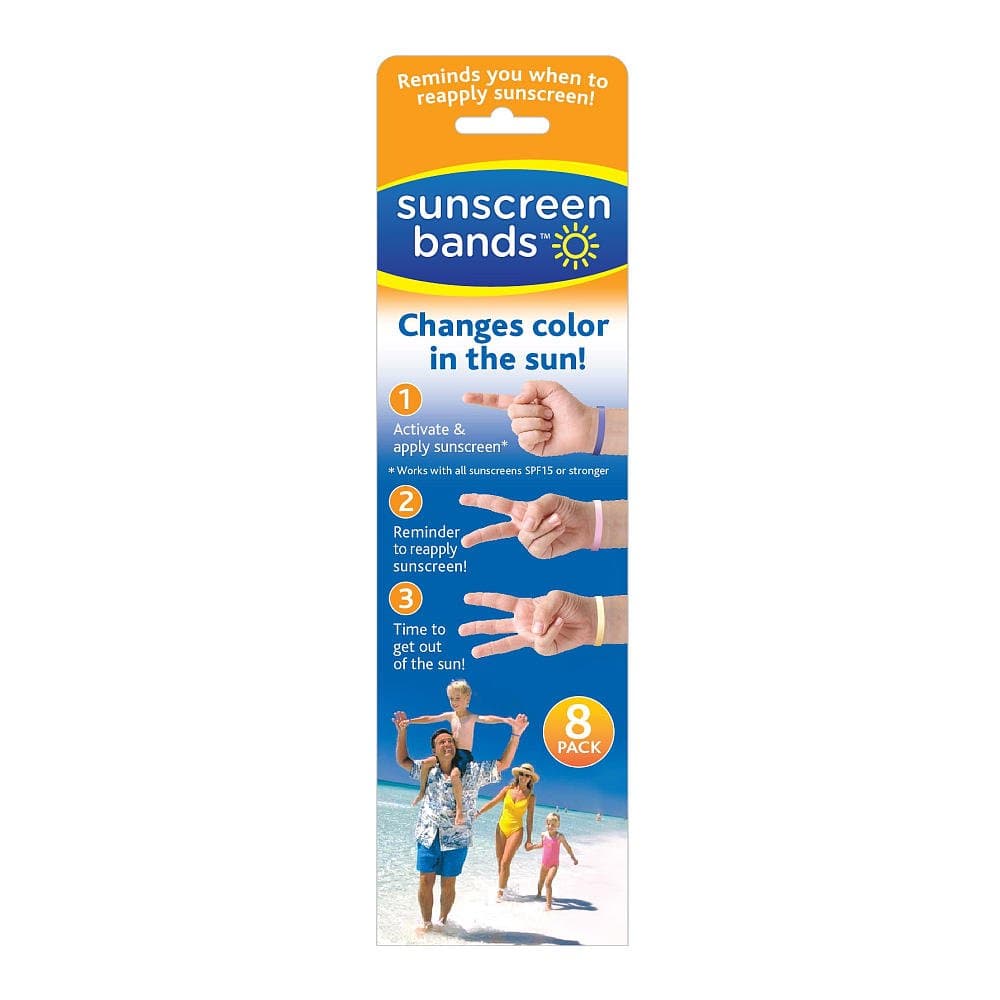 Sunscreen Bands 8 Pack