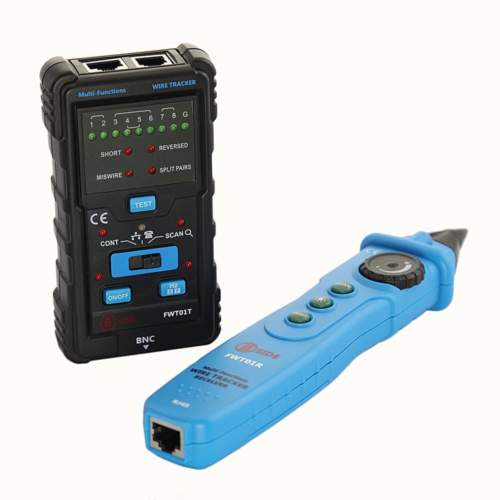 TabStore New Portable Handheld Wire Cable Tracing Testing Tone Probe Kit Support Check Cable Breakpoint, Check Lead Continuity, Test Network Cable, Test Line Level Positive and Negative Polarity