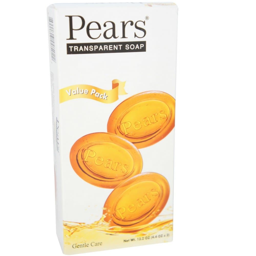 Pears Transparent Soap Bars 4.4 oz, 3 ea ( Pack of 3)