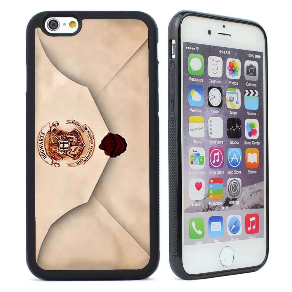 VONDER iPhone 6 Plus case,iPhone 6s plus case,Harry Potter Envelope Black Case for iPhone 6/6s plus (5.5")-Rubber