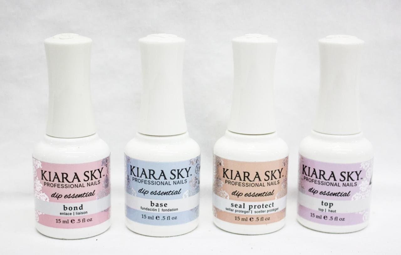 KIARA SKY DIP ESSENTIALS STEPS 1,2,3,4 [SET OF 4] 15ml