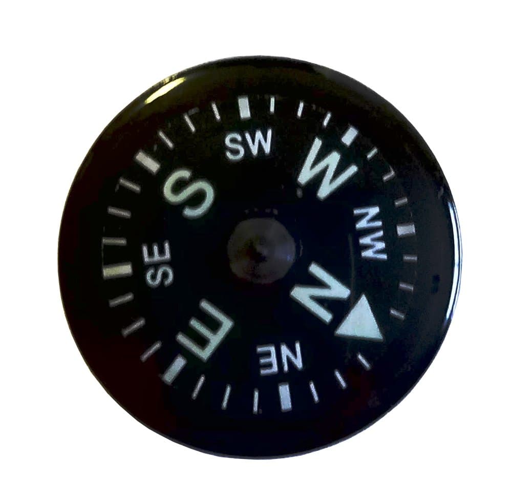 Best Glide ASE Compact Tracker II Button Compass (14mm)