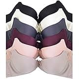 Pack of 6 Women Basic Plain Solid Bras - 4235