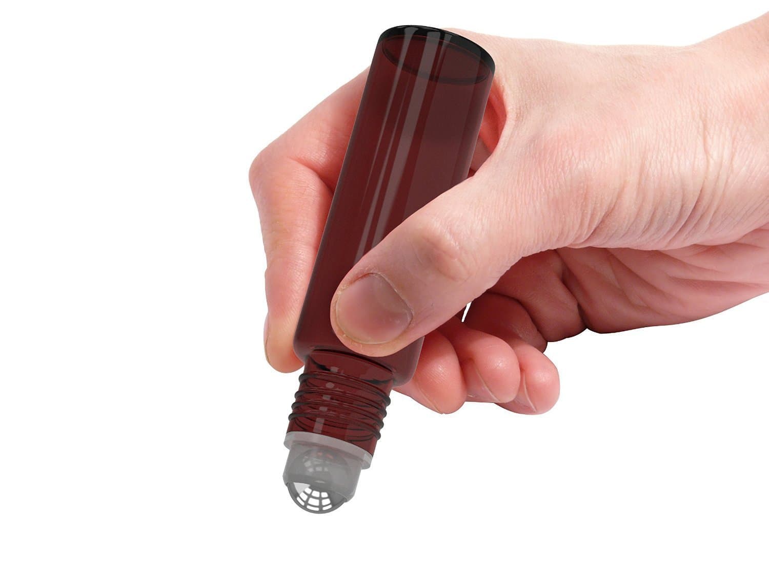 6pcs/Pack - 10ml Empty Refillable Amber Metal Roller Ball Roll on Glass Bottles Set with Dropper Pipettes and Extra Free Funnel Cosmetics Containers For Fragrance, Aromatherapy Essential Oil, Scented Oil, Perfume, Serum, Lotion, Treatment and More (6 Bottles, 3 Pipettes, 1 Funnel) - Brown