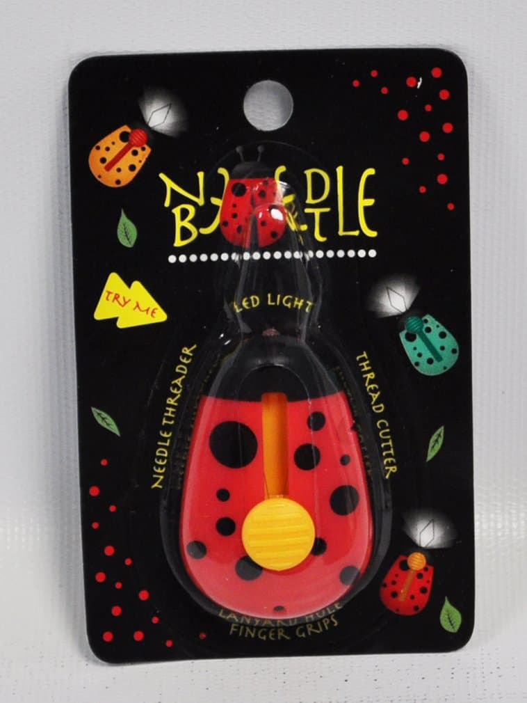 Needle Beetle Needle Threader LED Light Red N4236