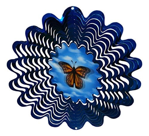 Iron Stop Animated Butterfly Wind Spinner