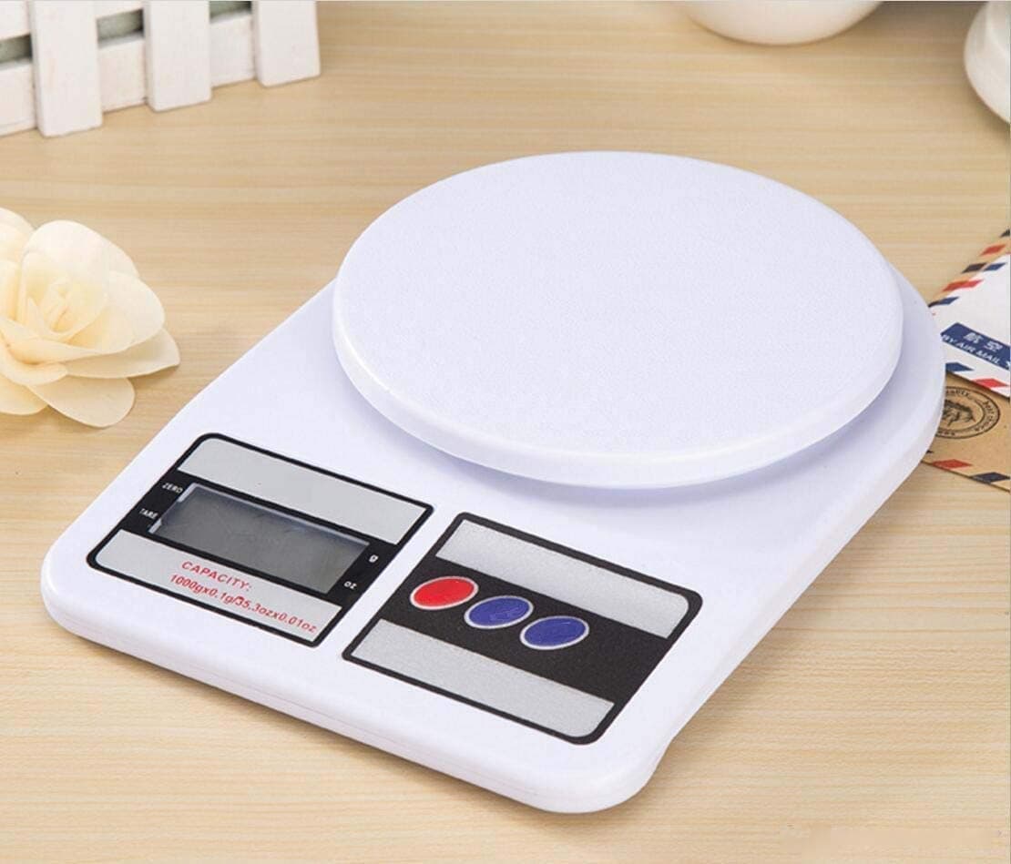 QERINKLE® Digital Kitchen Weighing Machine Multipurpose Electronic Weight Scale with Back Light LCD Display for Measuring Food, Cake, Vegetable