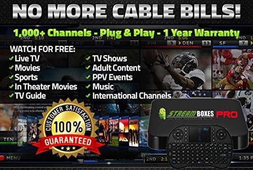 StreamBoxes Android TV Box 4K - NEW 2017 Updated S912 Octa Core 2GB RAM 16GB HDD