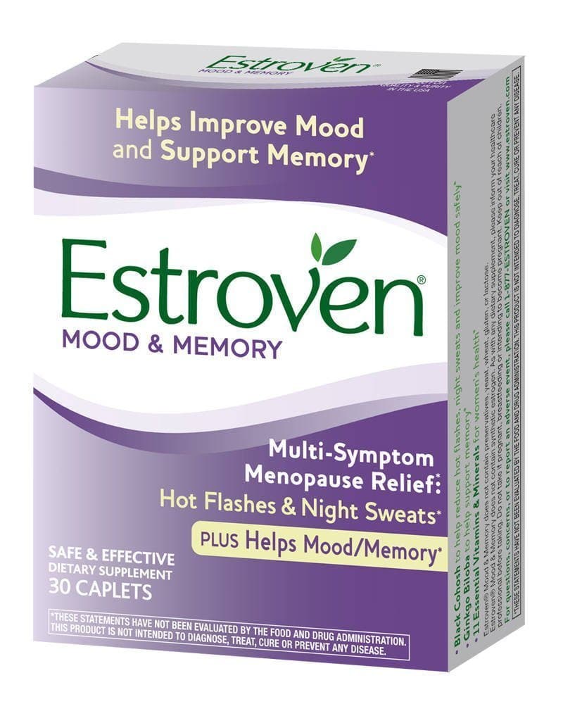 Estroven Mood & Memory Multi-Symptom Menopause Relief 30 caplets