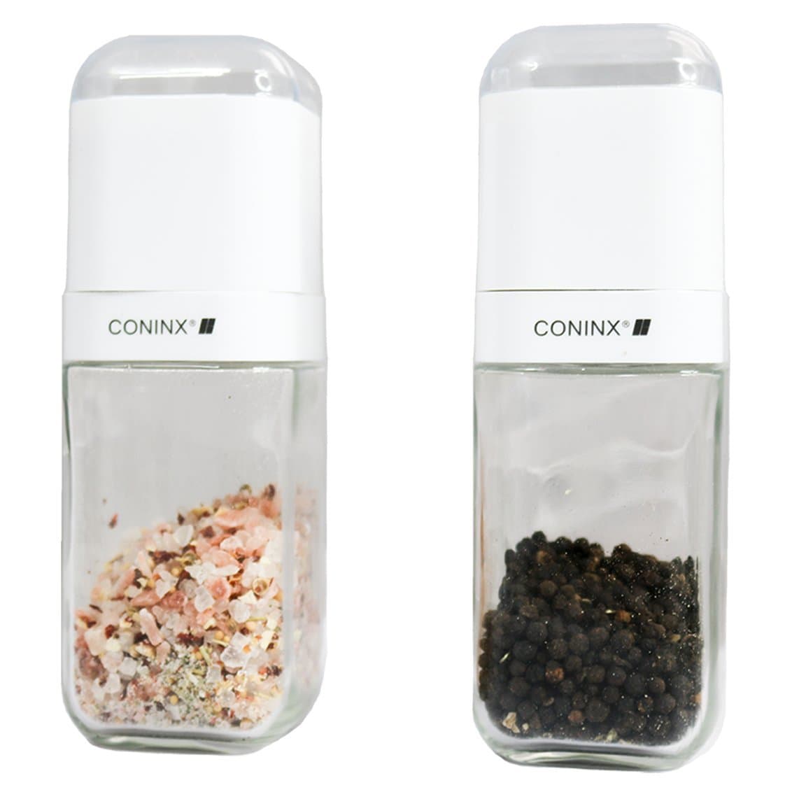 Salt and Pepper Mill with Ceramic Grinder from Coninx (Without Herbs) | Set of 2 | Pepper Mill |