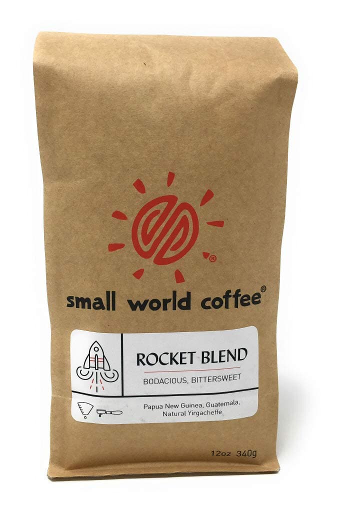 Small World, Coffee Rocket Blend, 12 Ounce