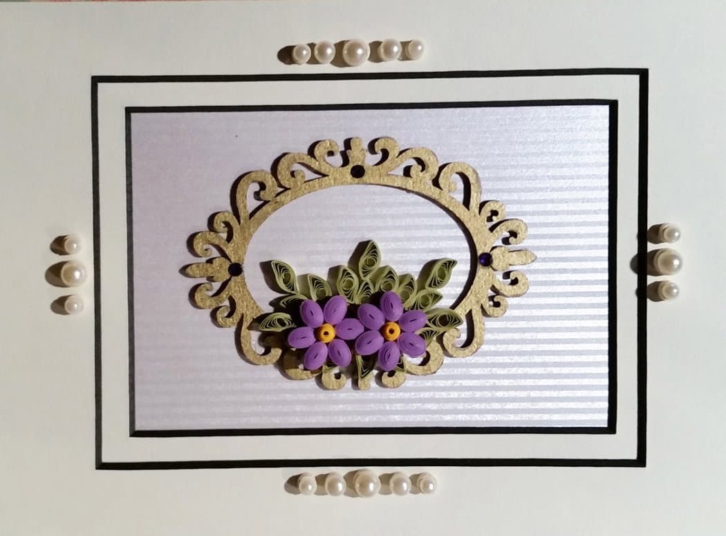 Purple Daisies - Mini Frame