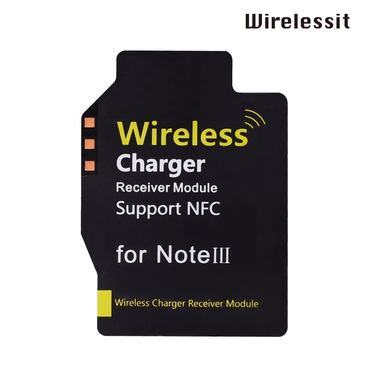 Note 3 Qi Receiver,WIRELESSIT Qi Standard Wireless Charging Receiver Module for Samsung Galaxy Note 3 0.5mm Ultra-thin