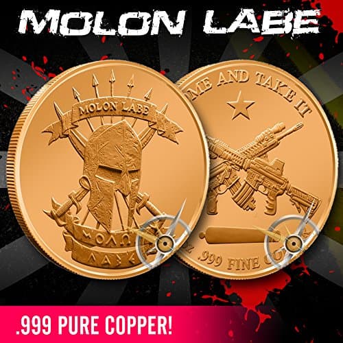 Molon Labe 1 oz Copper Round