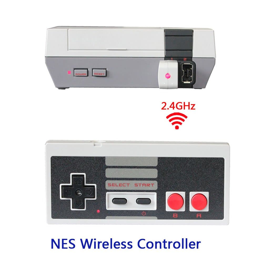Wireless NES Mini Classic Controller,NES Wireless Gamepad For Nintendo Mini NES Classic Edition, Wireless Joypad & Gamepads Controller for Nintendo NES Mini Classic Edition Game System By HL Global