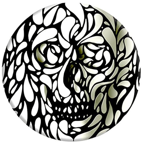 Multi-Function Mounts and Stands,Dmcyber Expanding Stand Grip Pop Mount Socket for Smartphones ,iPhone and Tablets (Skullflower)