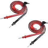 COMOK 2 Pair 27inch Long Multimeter Test Lead Probe Wire Cable with Banana Plug for Dc Power Supply 1000v