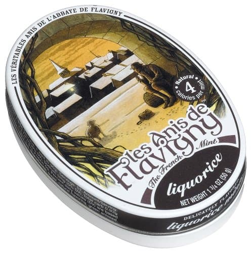 Licorice Candy in Oval Tin