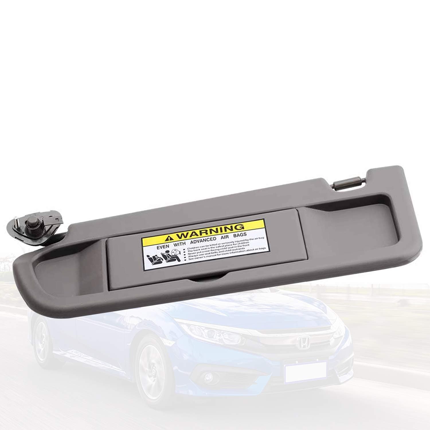 omotor Left Driver Side Sun Visor for Honda Civic 2006-2011 Replaces Part # 83280-SNA-A01ZA