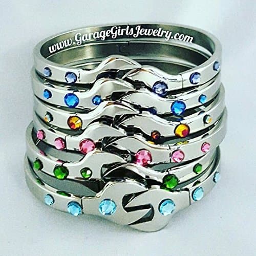 HandmadeWrench Spanner Crystal Bracelet