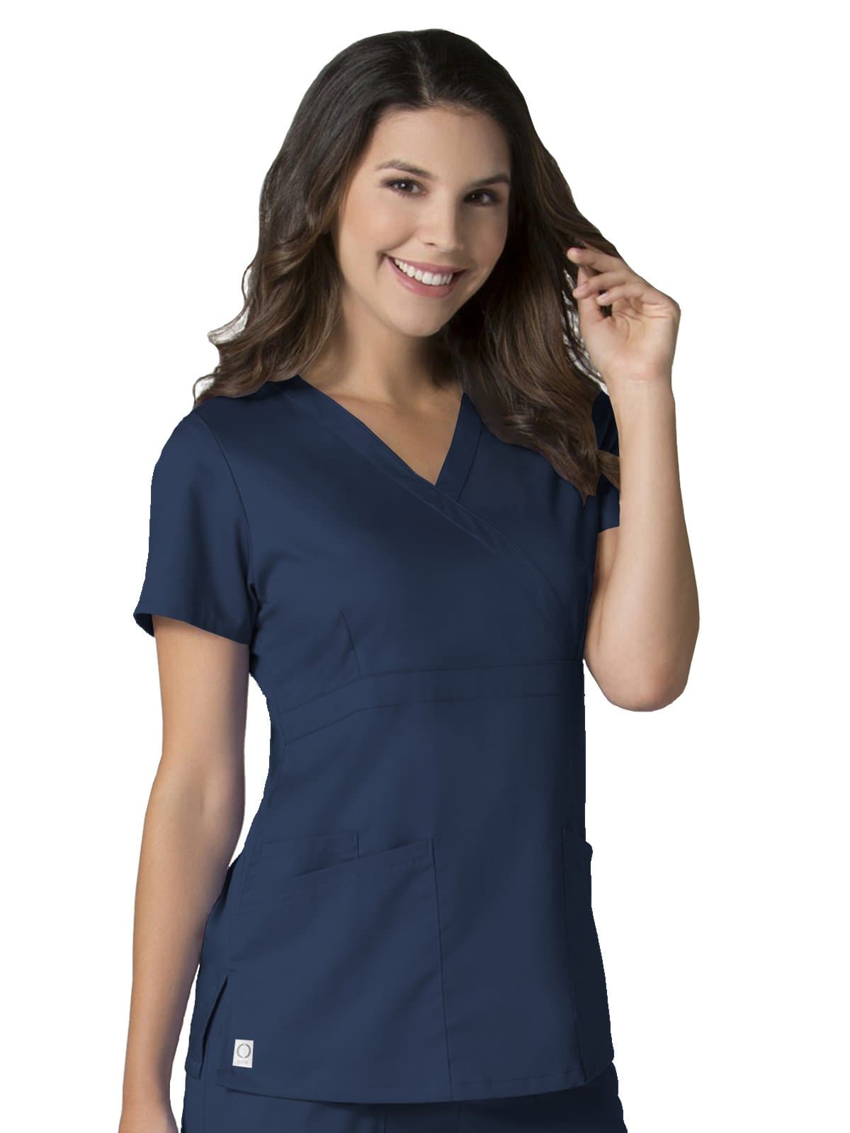 Women's EON Back Mesh Panel Mock Wrap Top