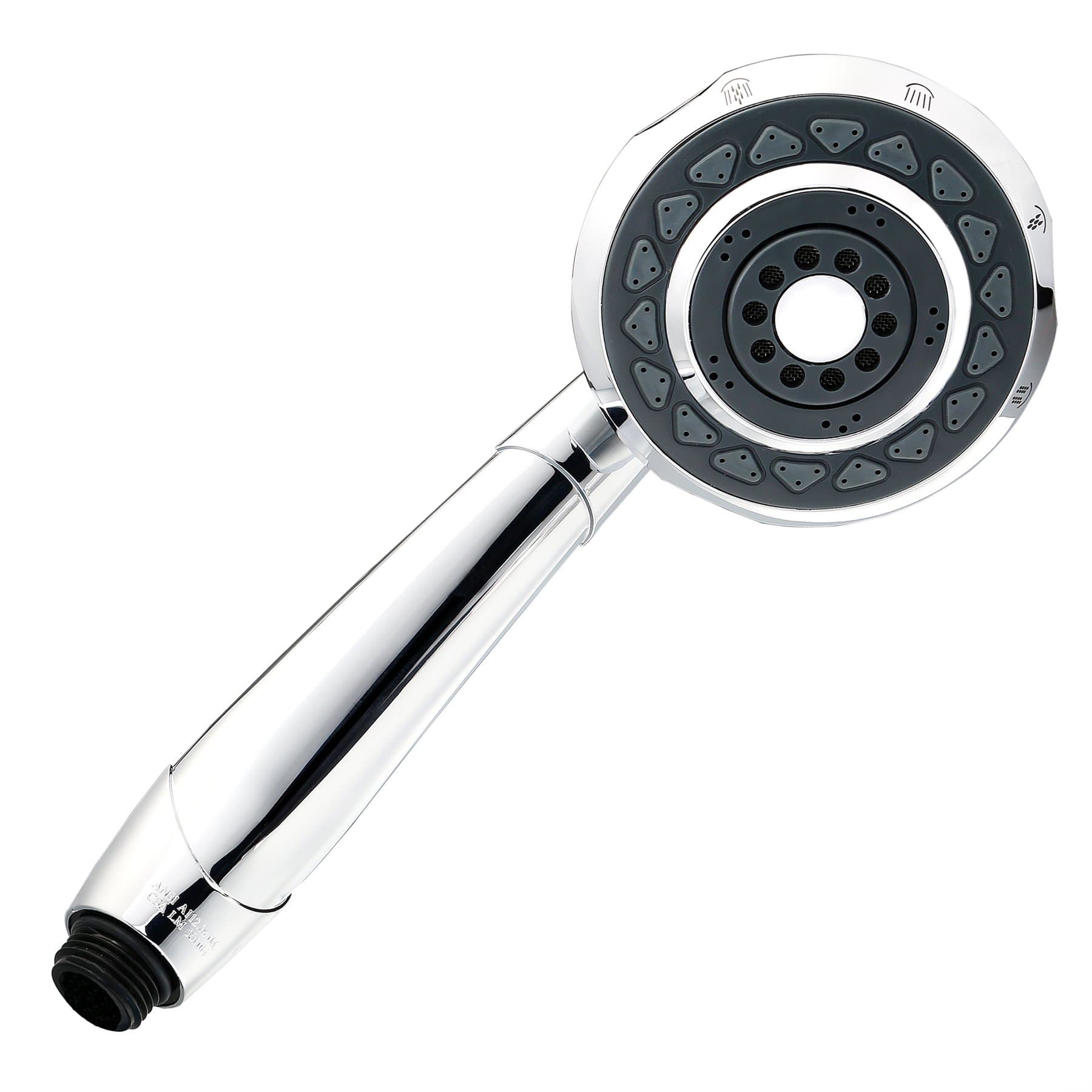 BOPai 4-function Rainfall Massage Showerhead 4-Settings High Pressure Handheld Shower Head Polished Chrome