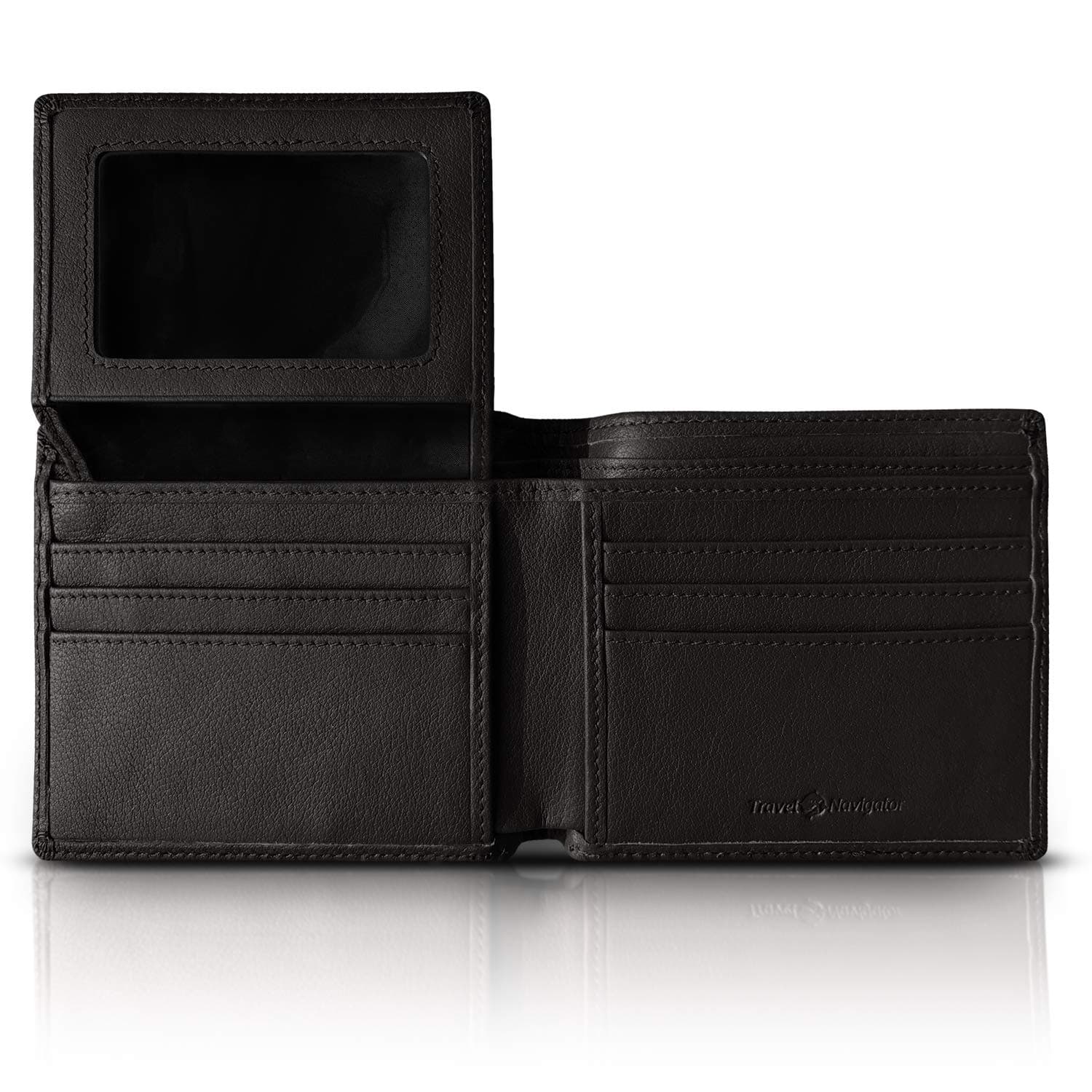 RFID Blocking Leather Wallets For Men, Black or Brown