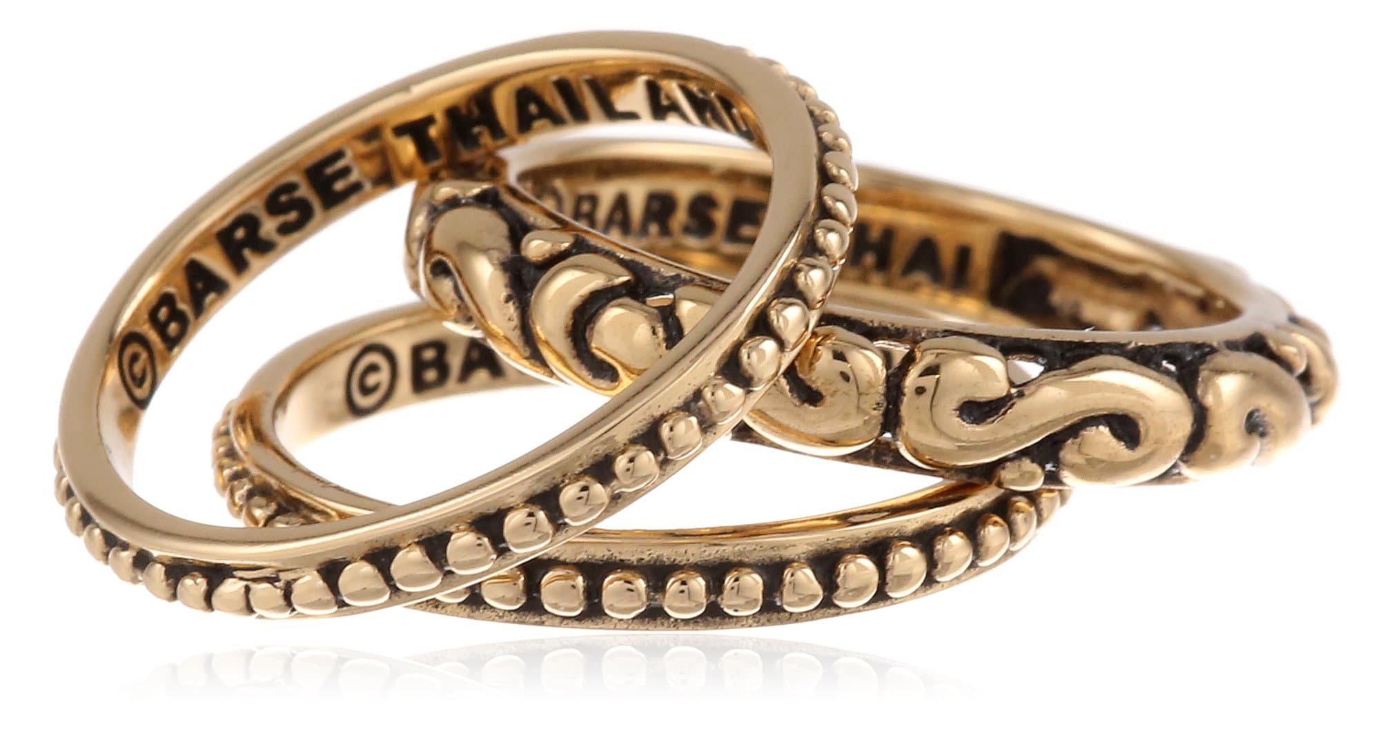 "Basics" Bronze Triple Stackable Ring