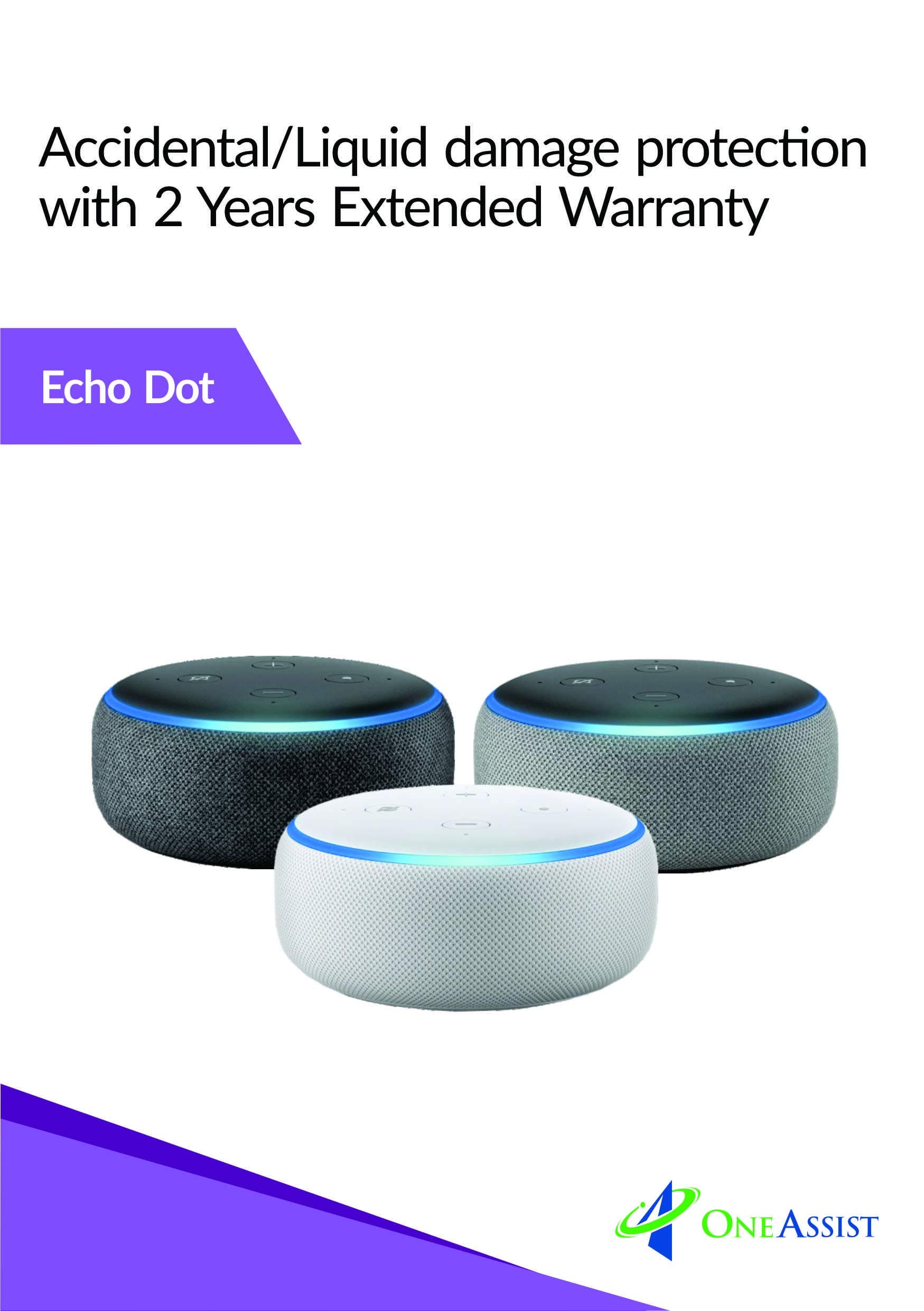 OneAssist 2 Year Protection Plan for Echo Dot (3rd Gen)