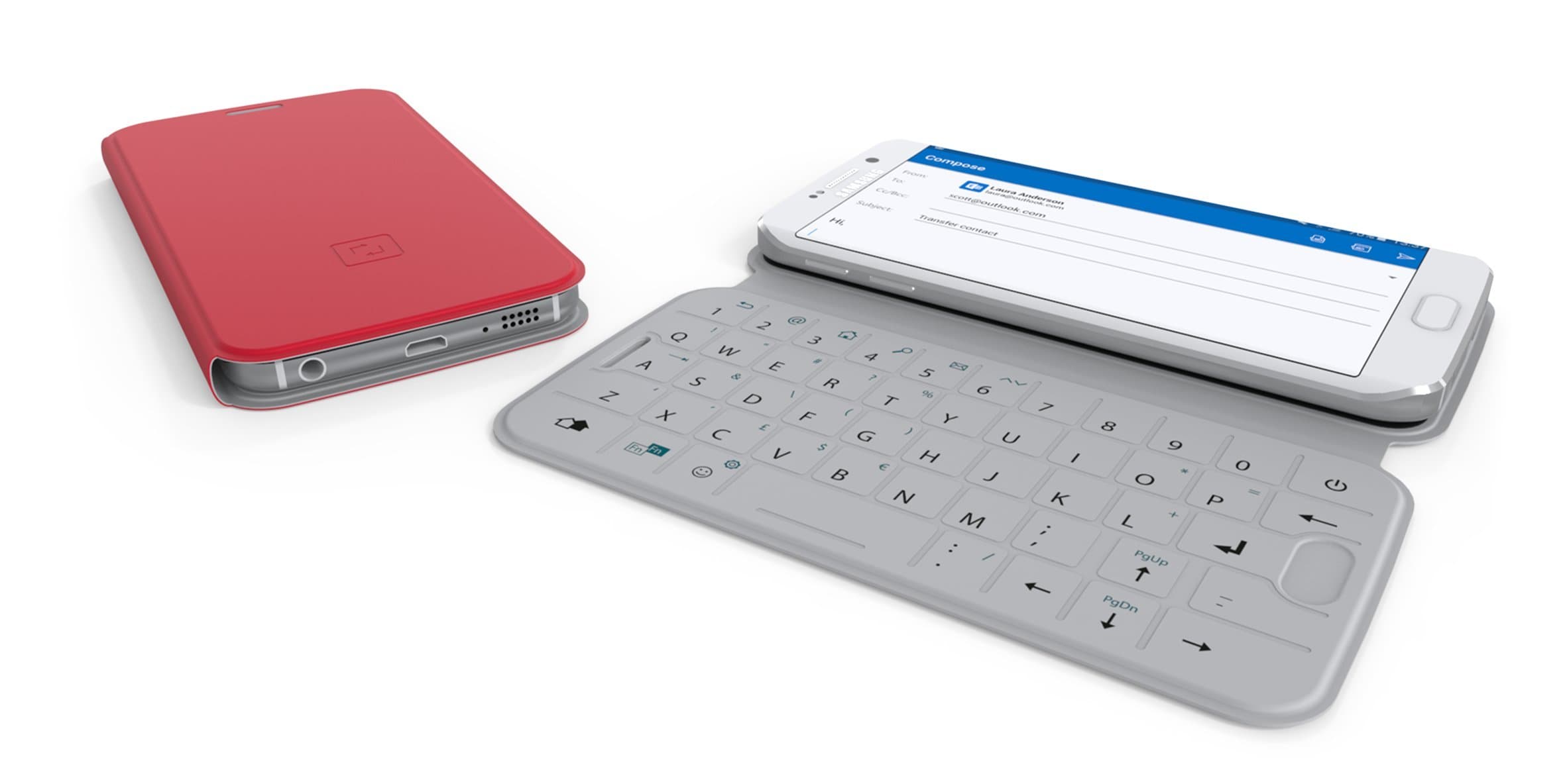 SlimType smartcover with keyboard (Cherry Red)