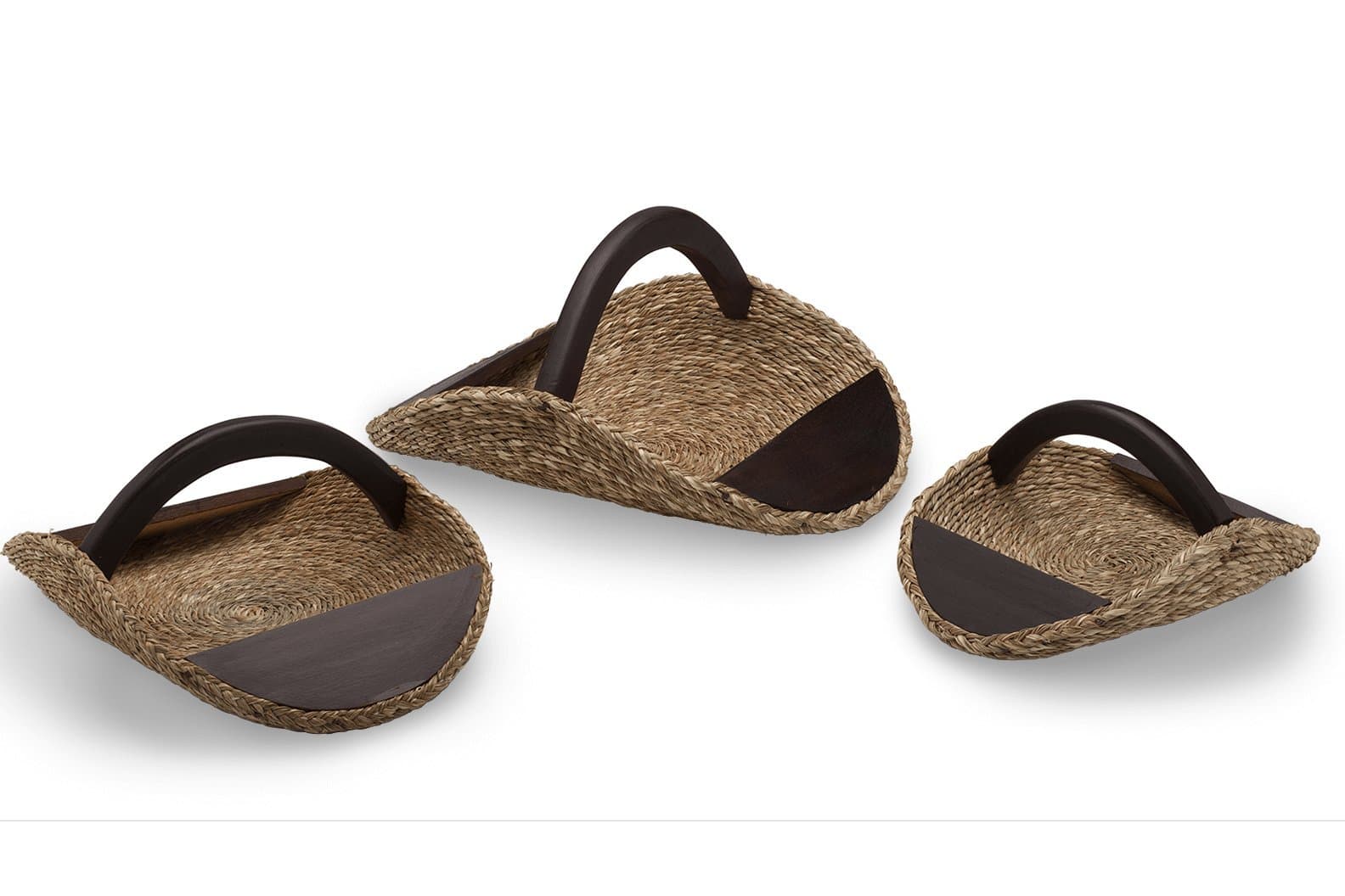 SOSPL Rustic Warp Sabai Fruit Basket Set