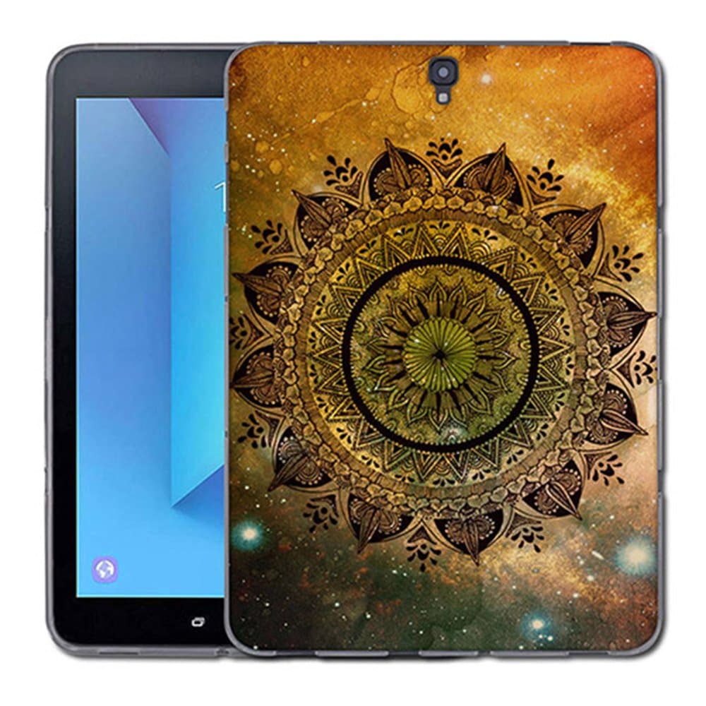 Galaxy Tab S3 9.7 Case, KHKJ Pattern Design [Clear Bumper] [Anti-Scratch] Soft TPU Tablet PC Skin Back Cover For Samsung Galaxy Tab S3 9.7 inch (Style:05)